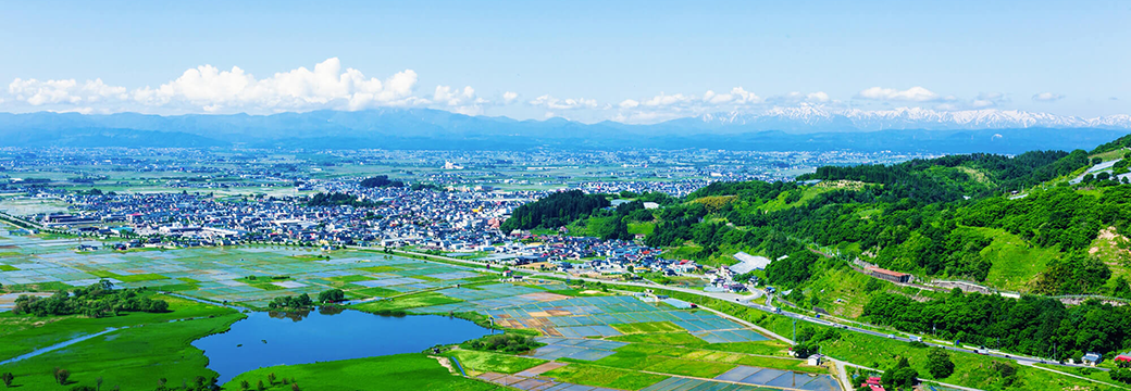 南陽スカイパークからの風景